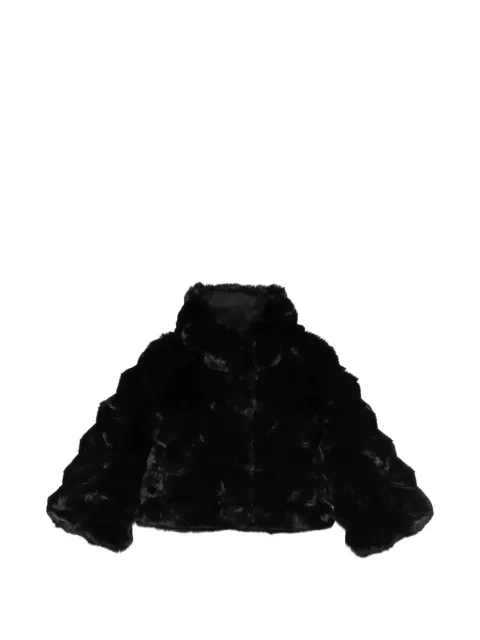 RRD faux-fur funnel-neck jacket