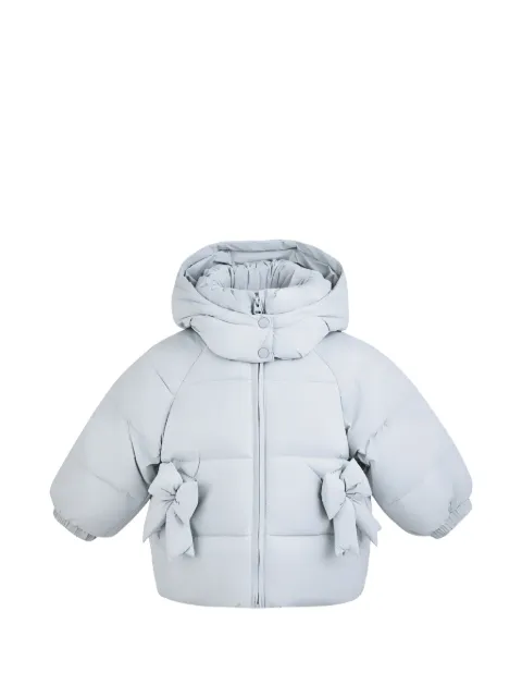Mimi Tutu bow-detail puffer jacket