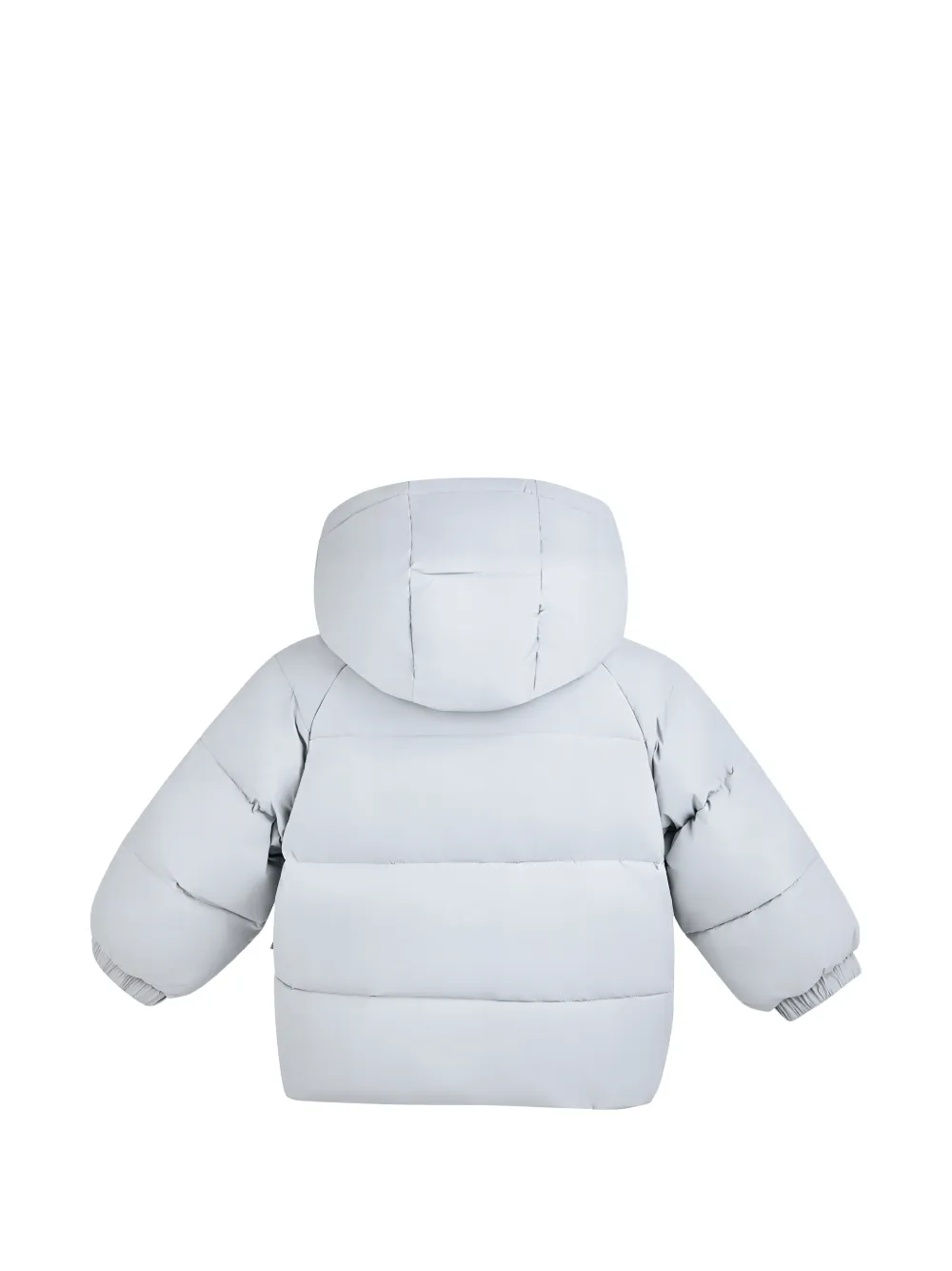 Mimi Tutu bow-detail puffer jacket Blauw