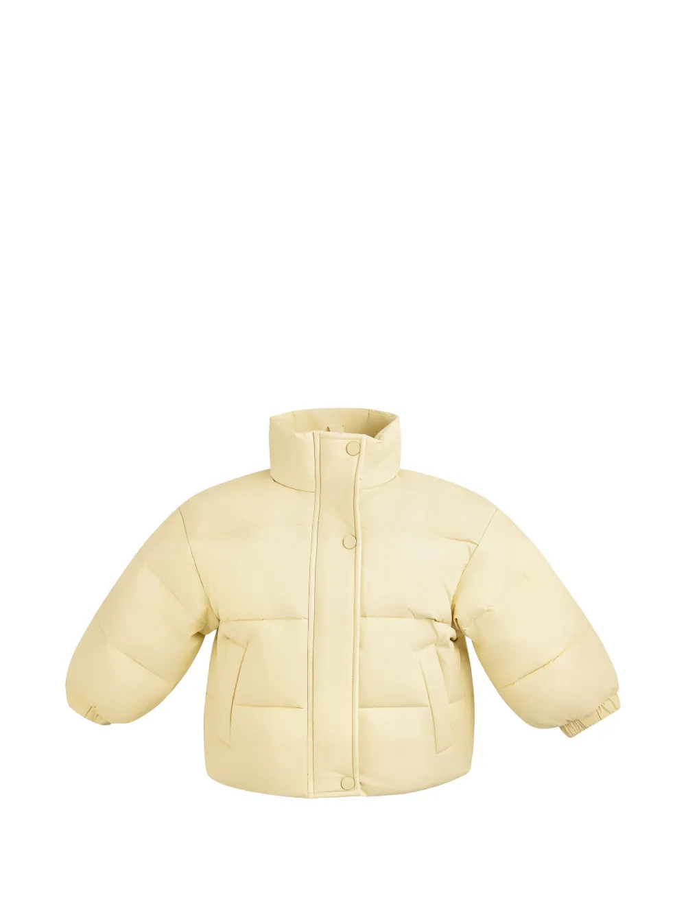 Mimi Tutu hooded puffer jacket Geel