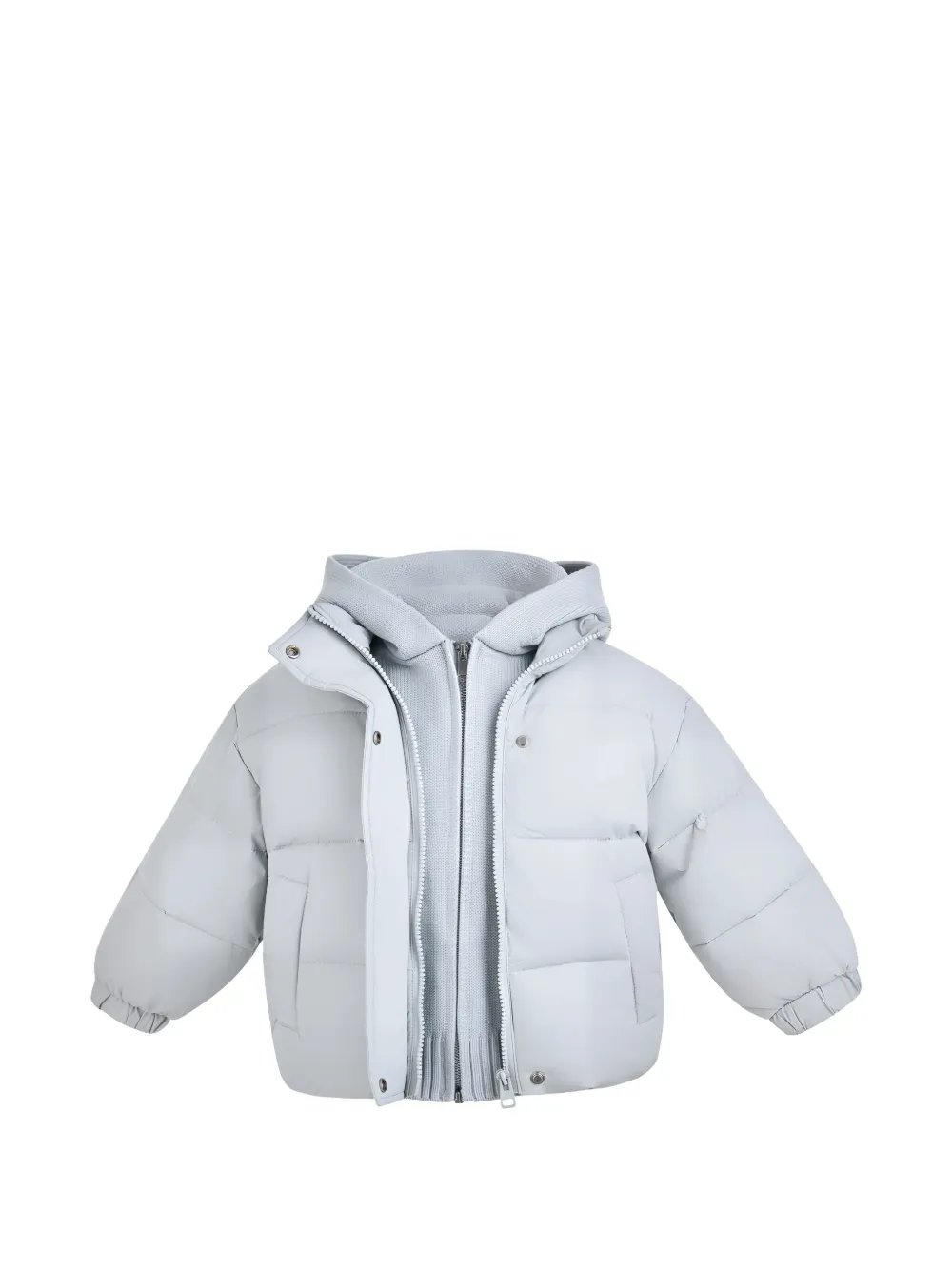 Mimi Tutu hooded puffer jacket - Gris Mimi Tutu hooded puffer jacket - Gris