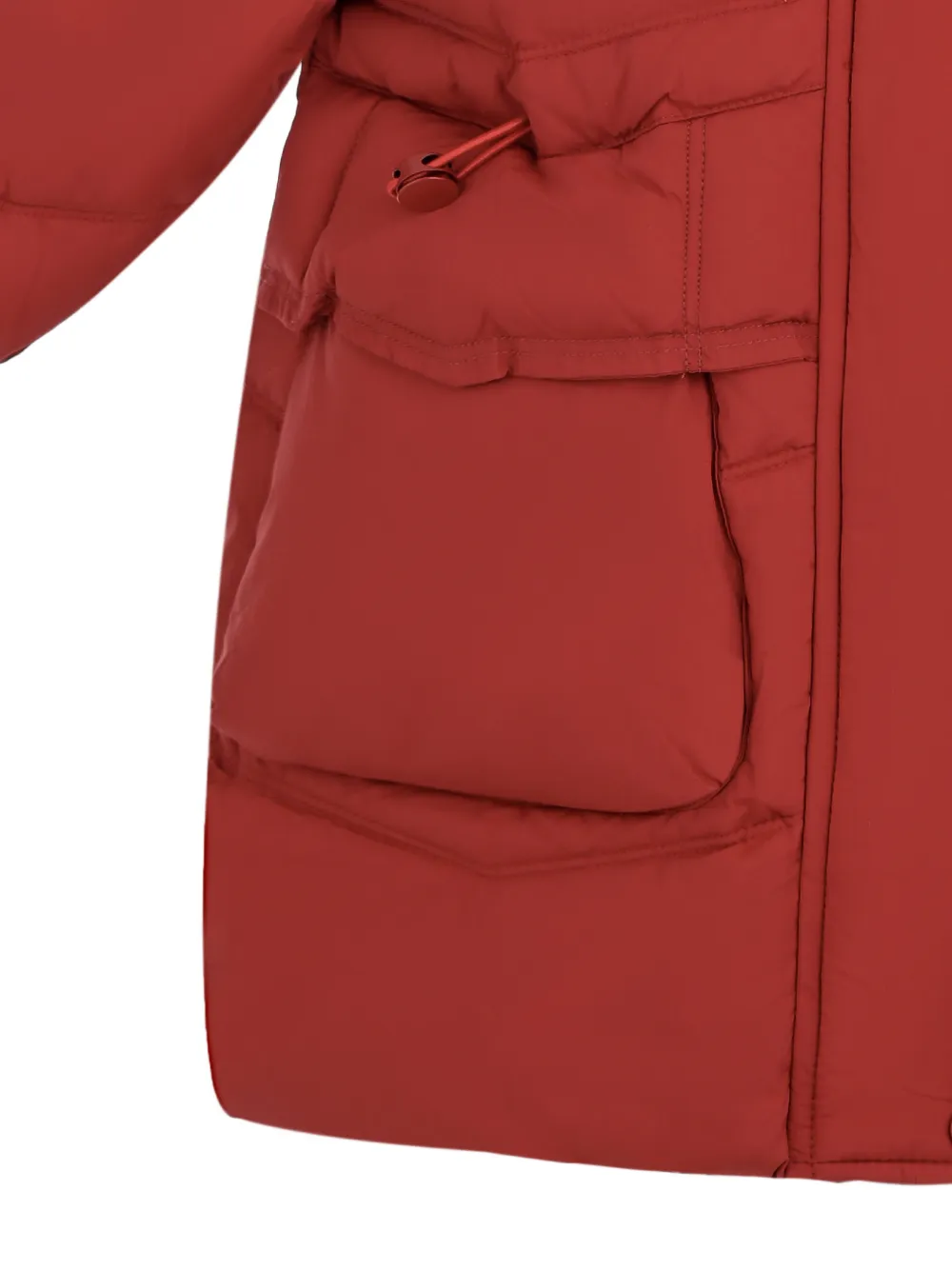 Mimi Tutu hooded quilted jacket Rood