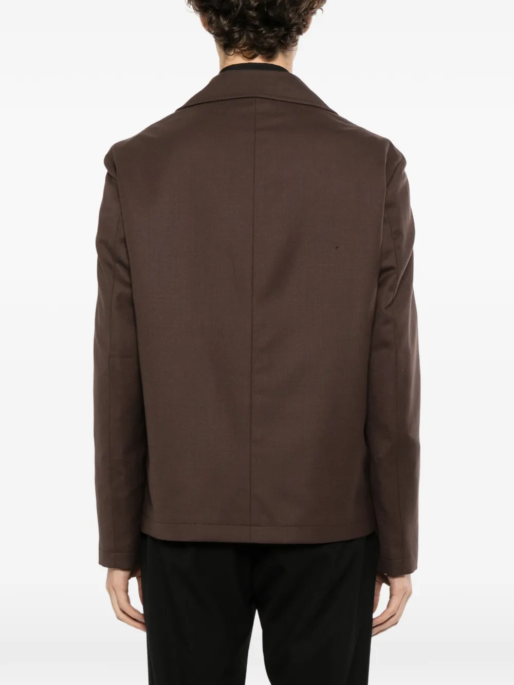 Lardini notched-lapels single-breasted jacket Bruin