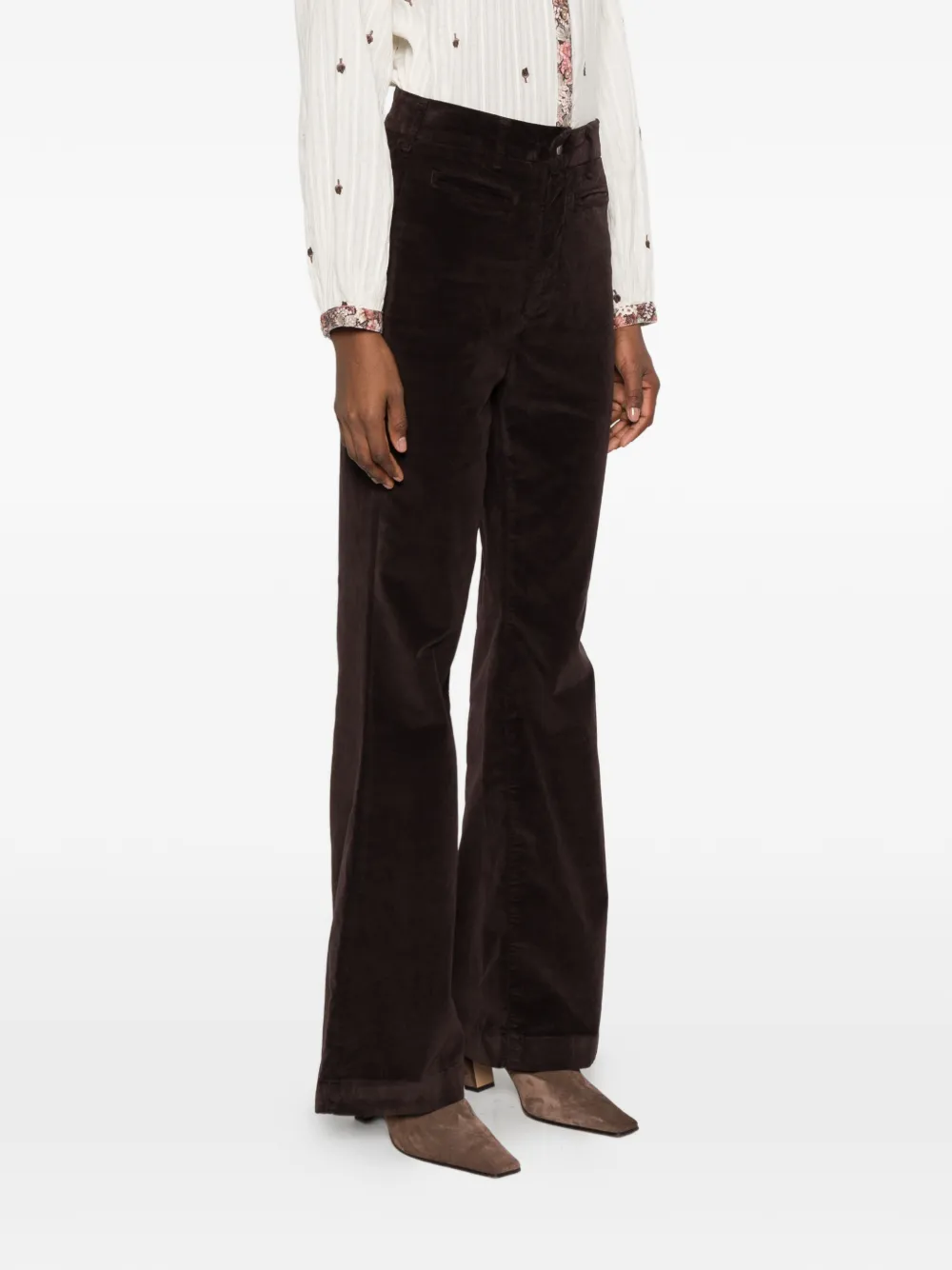 MAISON HOTEL Disco Jerry corduroy trousers Bruin