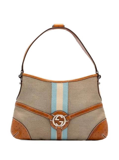 Gucci Pre-Owned 2000-2015 Canvas Web Reins shoulder bag