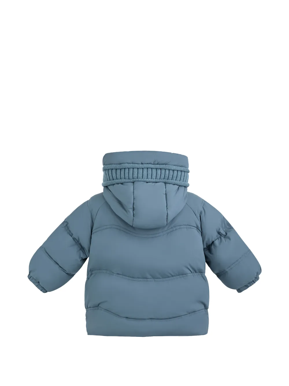 Mimi Tutu pom-pom puffer jacket Blauw