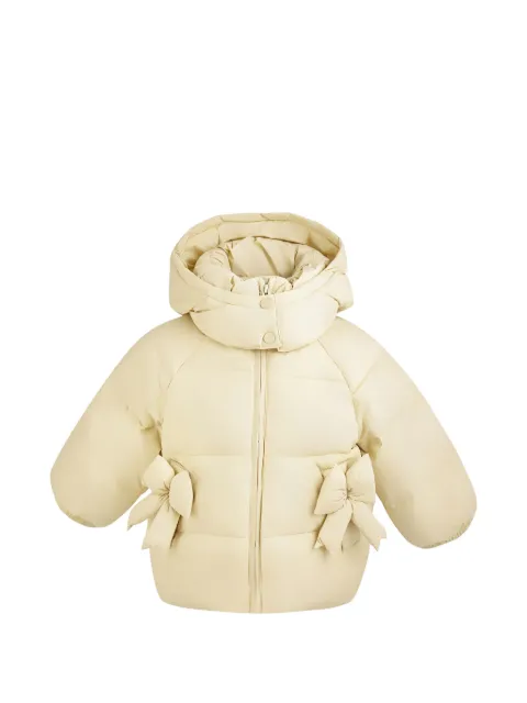 Mimi Tutu bow-detail puffer jacket