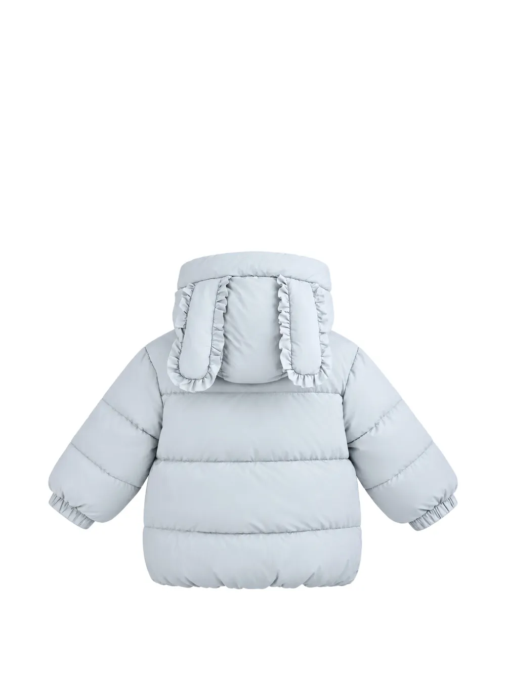 Mimi Tutu bow-detail puffer jacket Blauw