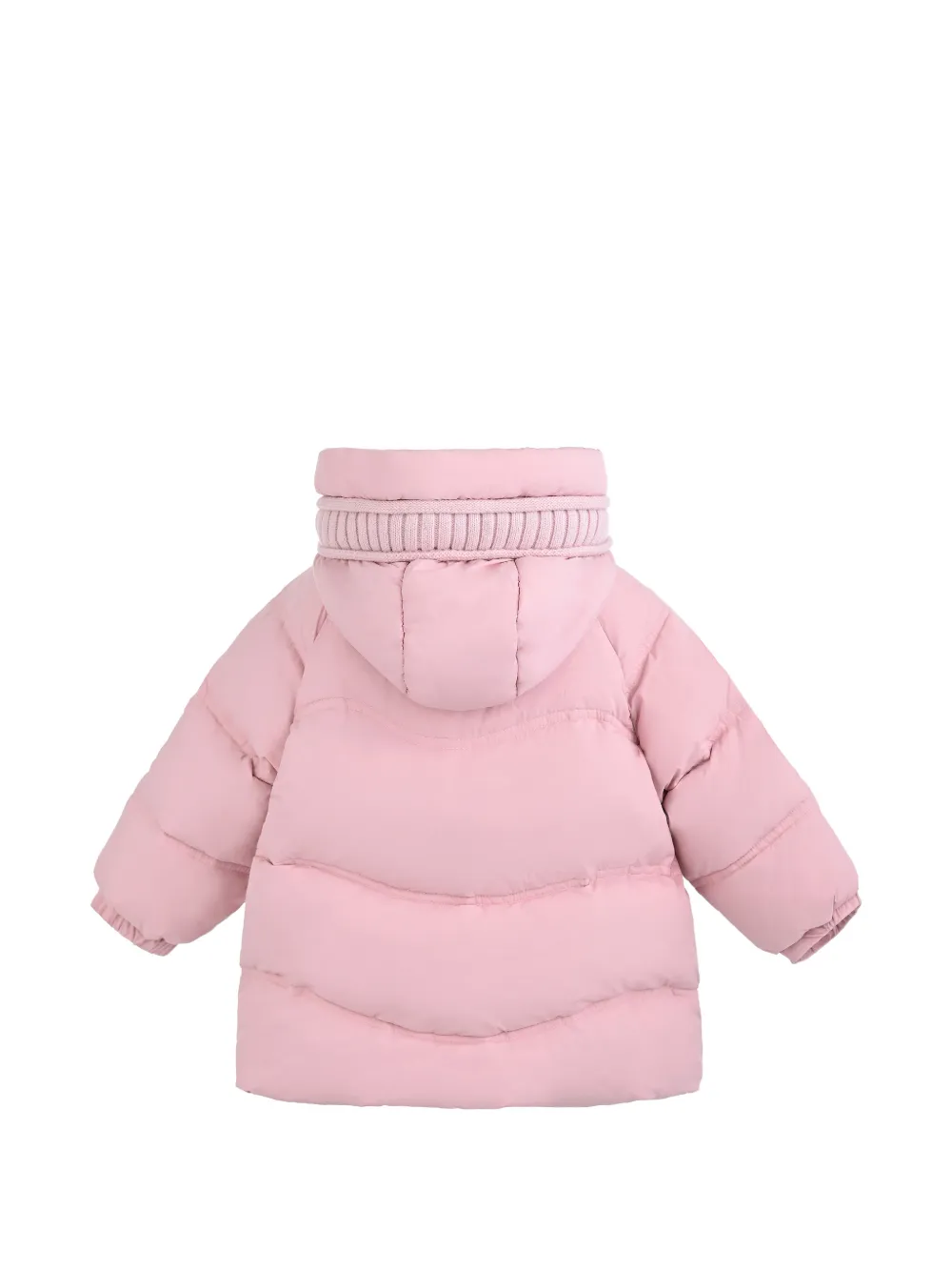 Mimi Tutu pom-pom puffer jacket Roze