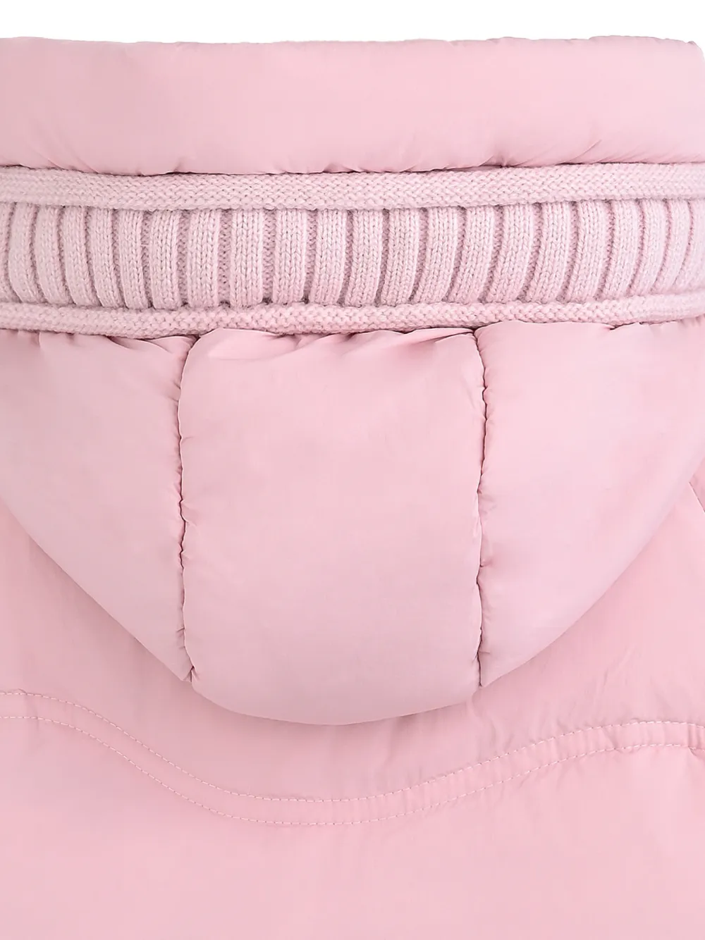 Mimi Tutu pom-pom puffer jacket Roze