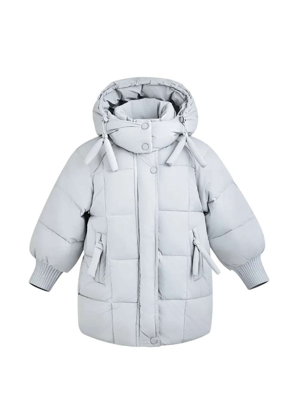 Mimi Tutu quilted hooded jacket - Bleu Mimi Tutu quilted hooded jacket - Bleu