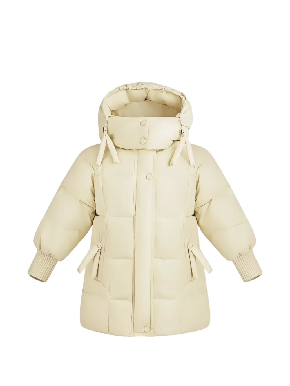 Mimi Tutu quilted hooded jacket - Jaune Mimi Tutu quilted hooded jacket - Jaune
