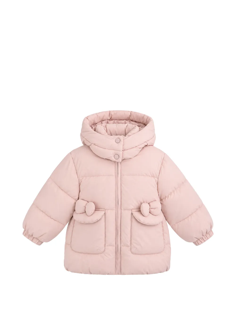 Mimi Tutu bow-detail puffer jacket - Rose Mimi Tutu bow-detail puffer jacket - Rose