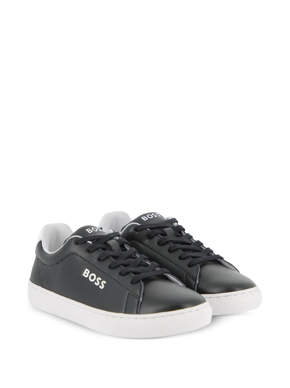 BOSS Kidswear logo-print sneakers - Nero