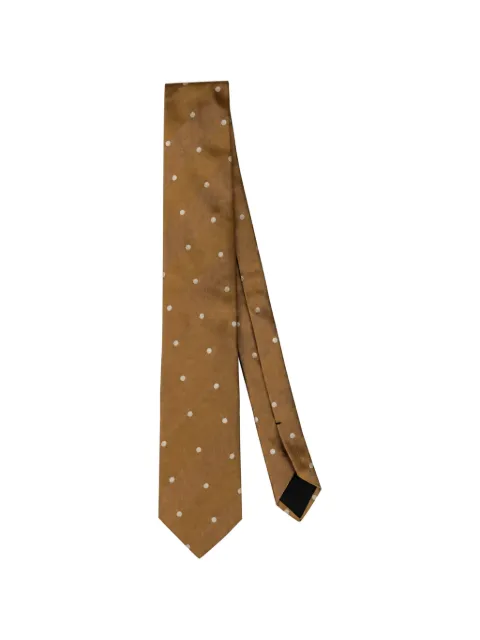 Lardini polka-dot silk tie