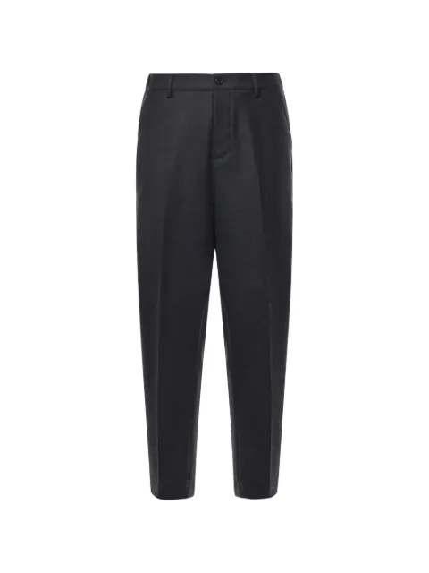 Grifoni Prim pressed-crease elasticated-waistband trousers