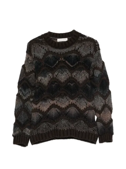MAISON HOTEL open-knit sweater