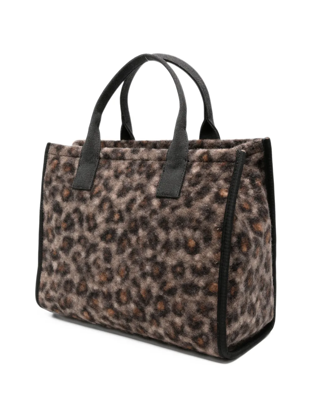 Kurt Geiger London leopard-print canvas tote bag Bruin