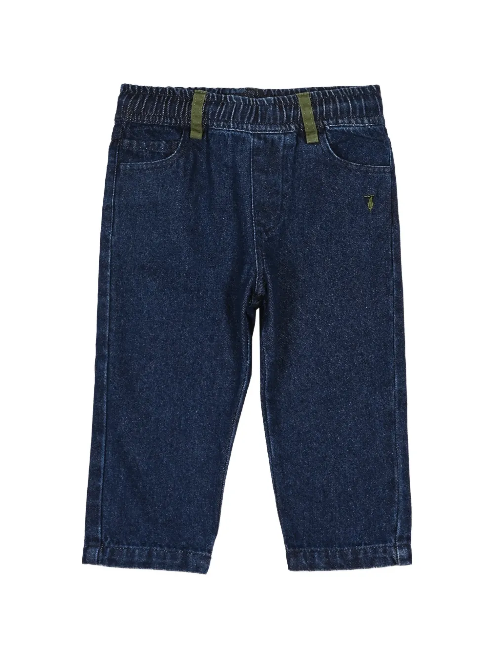 TRUSSARDI JUNIOR elasticated-waistband jeans Blauw
