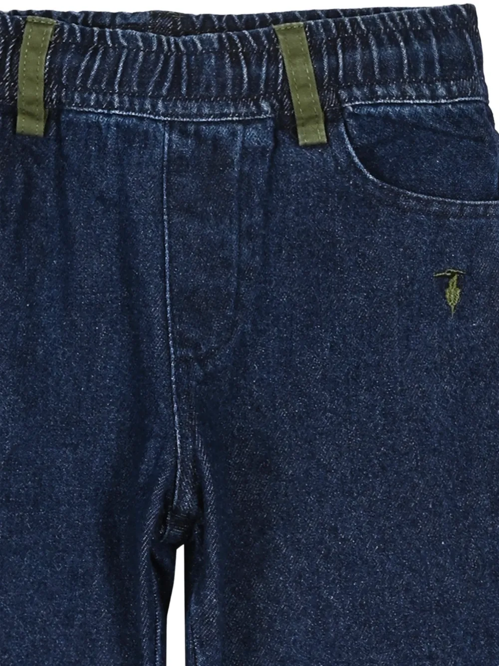 TRUSSARDI JUNIOR elasticated-waistband jeans Blauw