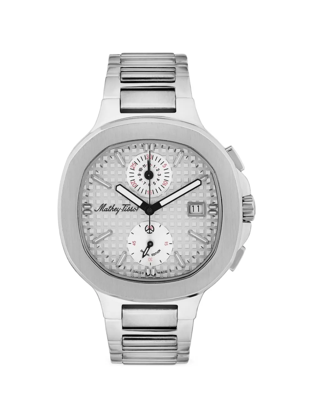 Mathey Tissot Evasion 42mm watch - Argento
