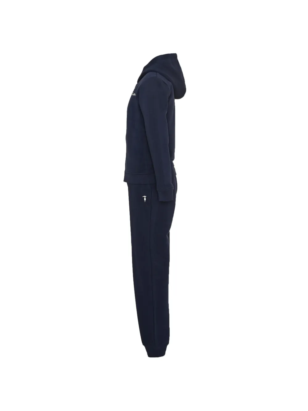 TRUSSARDI JUNIOR logo-embroidered tracksuit Blauw