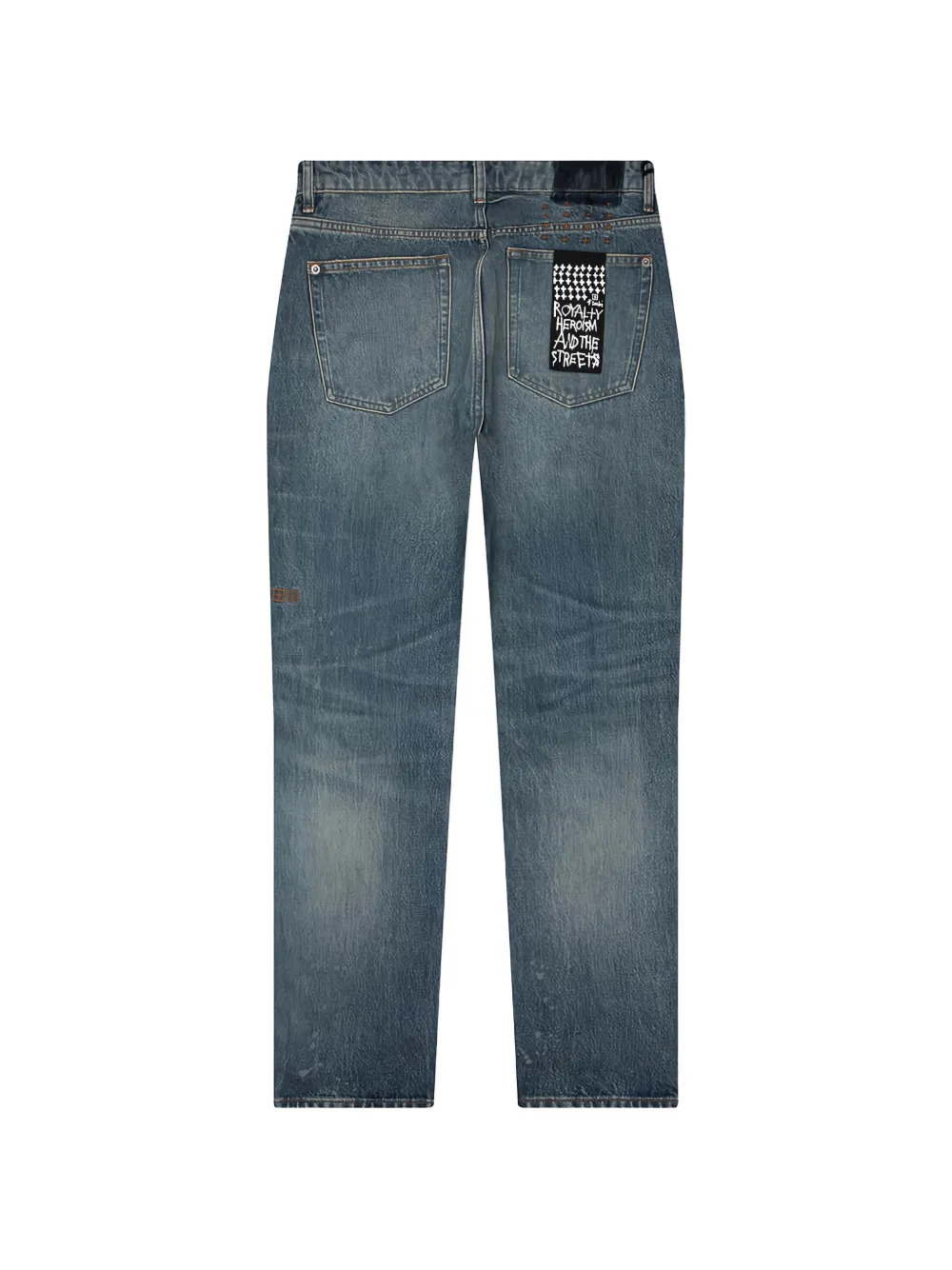 Ksubi Hazlow Hendrix gerafelde jeans Blauw
