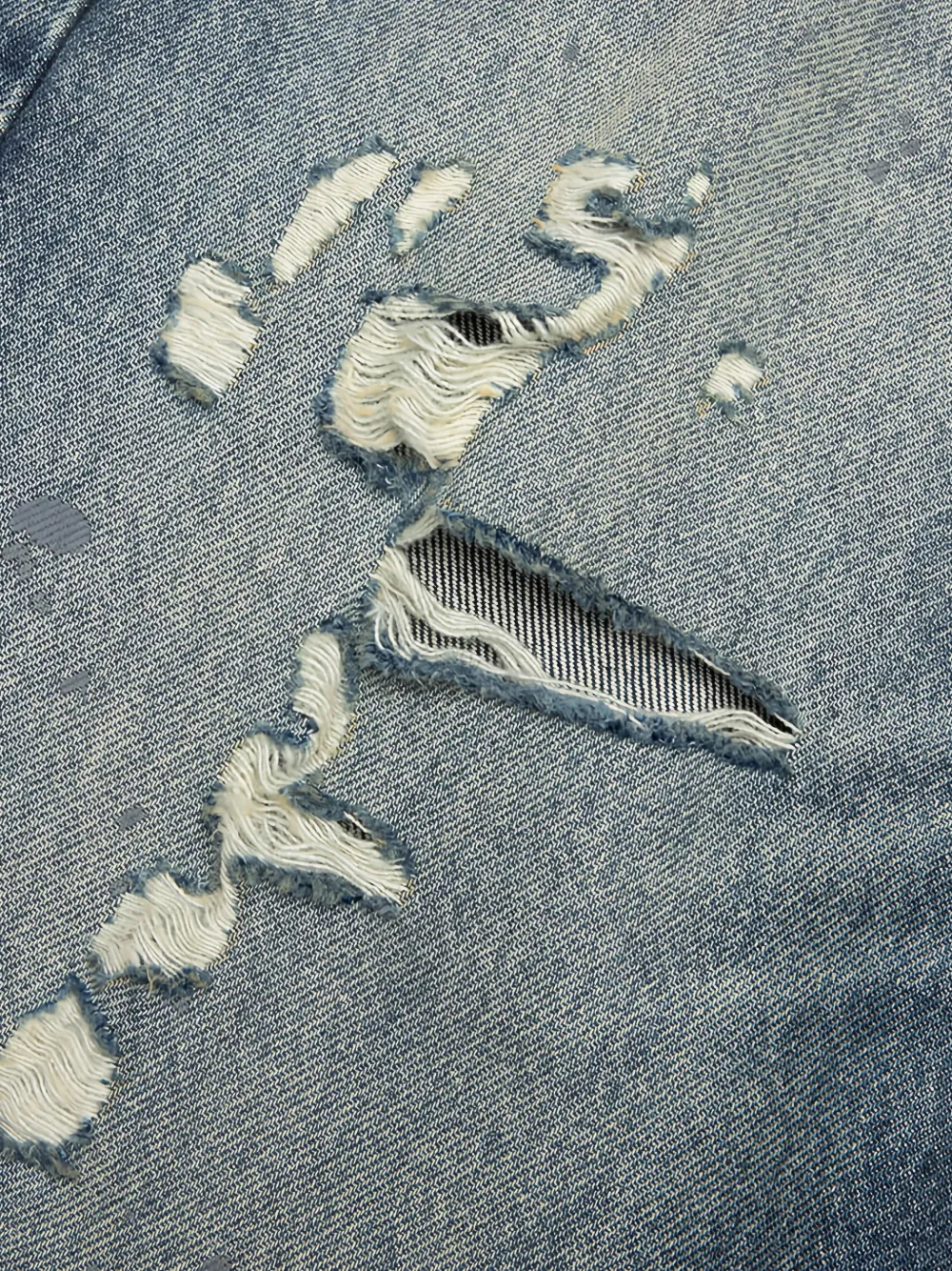 Ksubi Hazlow Hendrix gerafelde jeans Blauw