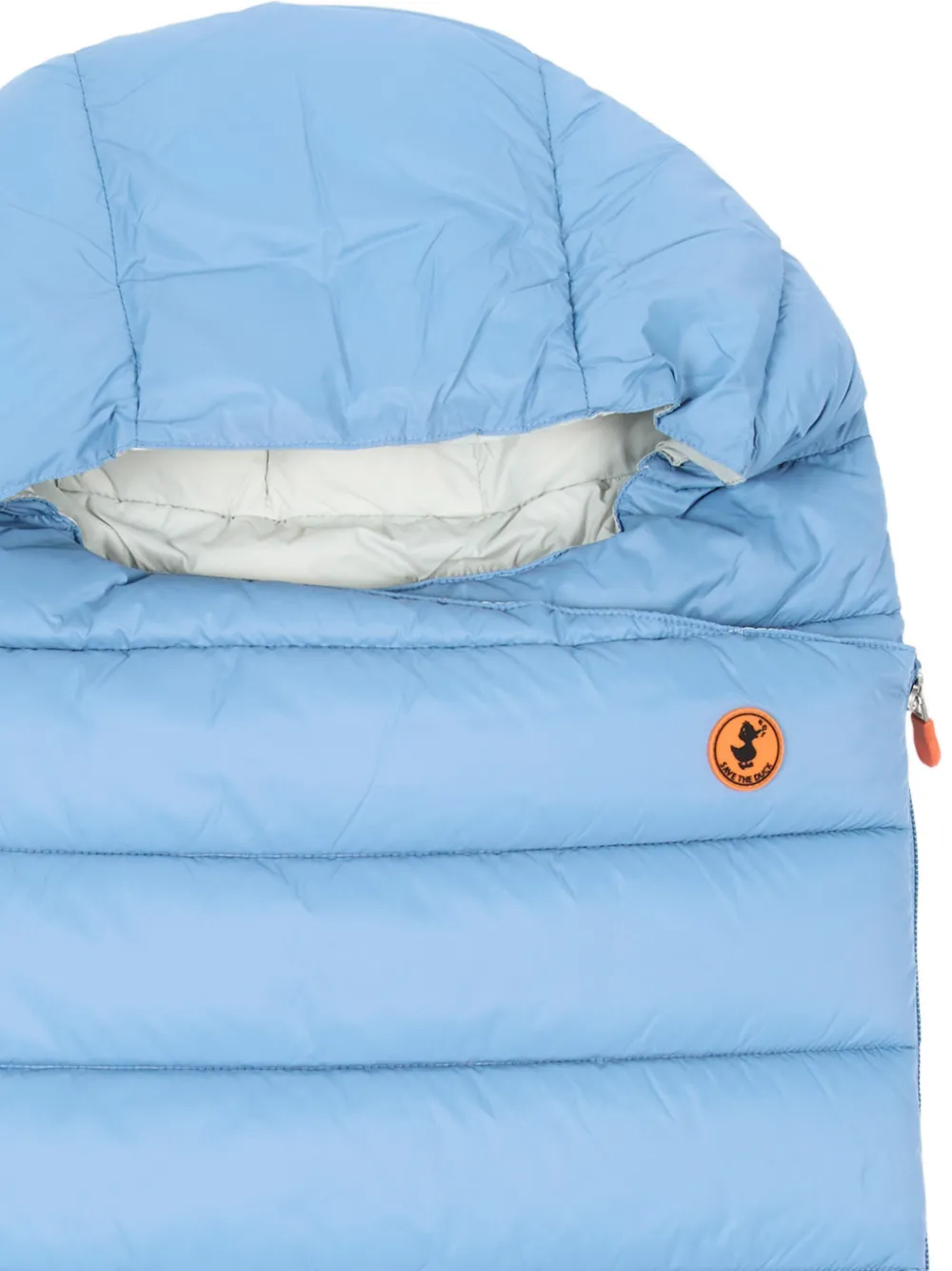 Save The Duck Kids quilted hooded sleeping bag Blauw