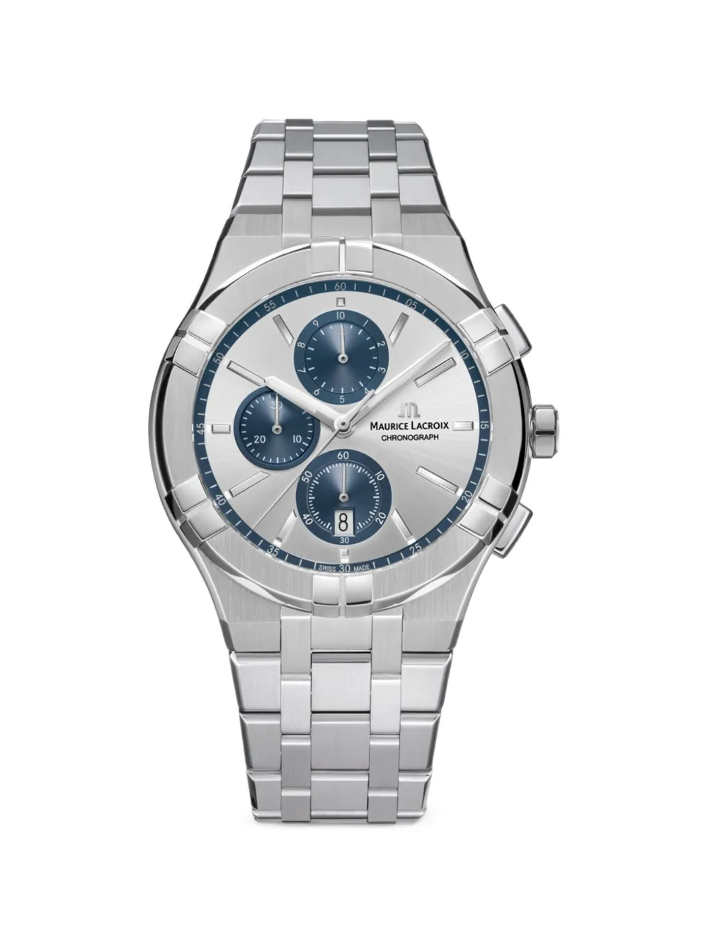 Maurice Lacroix Aikon 42mm chronograph watch - Silber