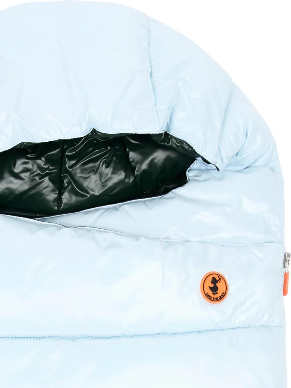 Save The Duck Kids quilted hooded sleeping bag Blauw