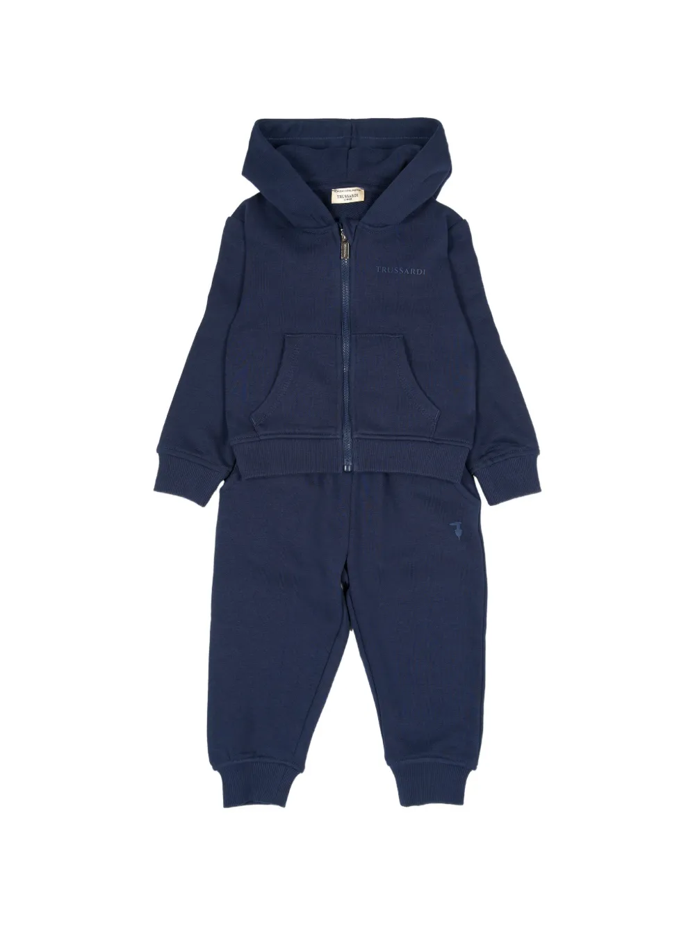 TRUSSARDI JUNIOR logo-embroidered tracksuit - Blu