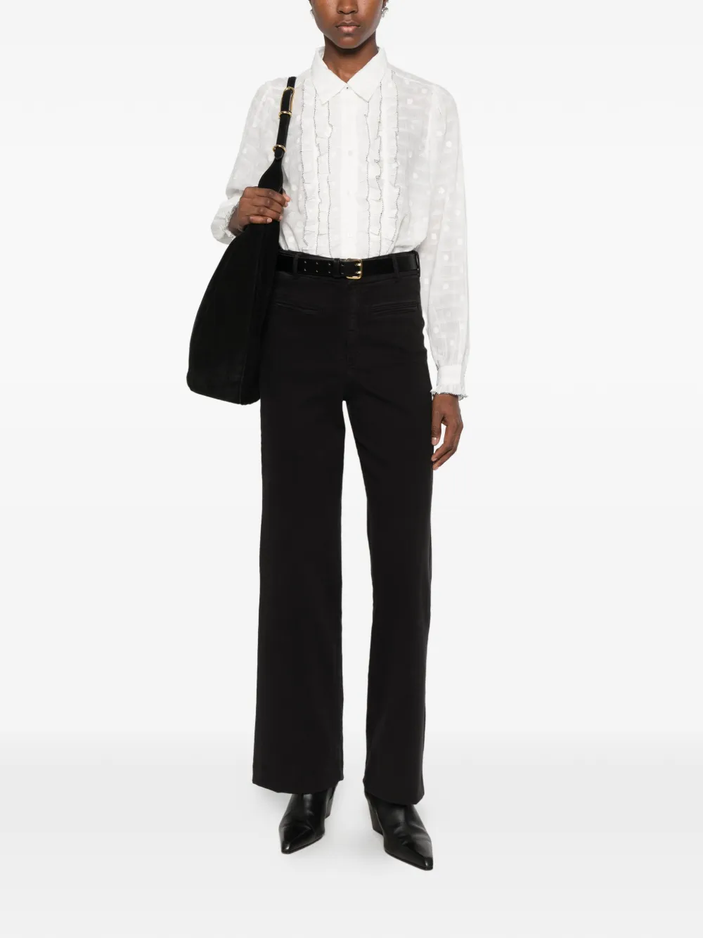 MAISON HOTEL Viva trousers Zwart