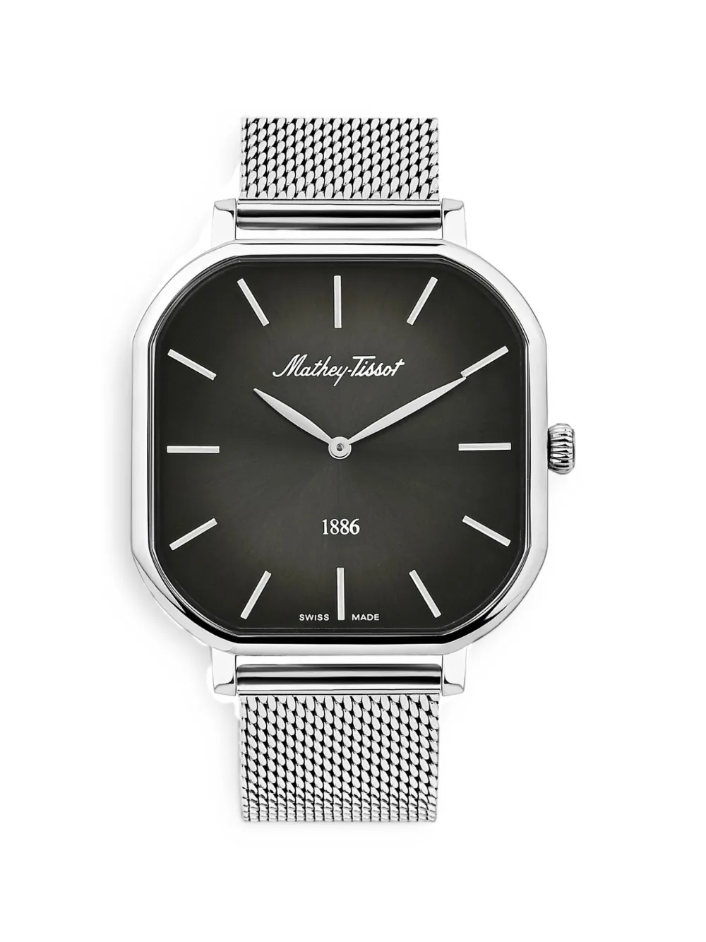 Mathey Tissot Monsoon square-face 40mm watch - Nero