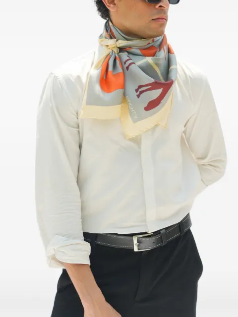 NEIGHTIV Grazing Symmetry silk scarf