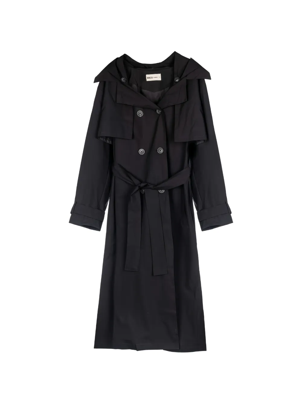 SECO RAINWEAR Bronx double-breasted trench coat - Schwarz