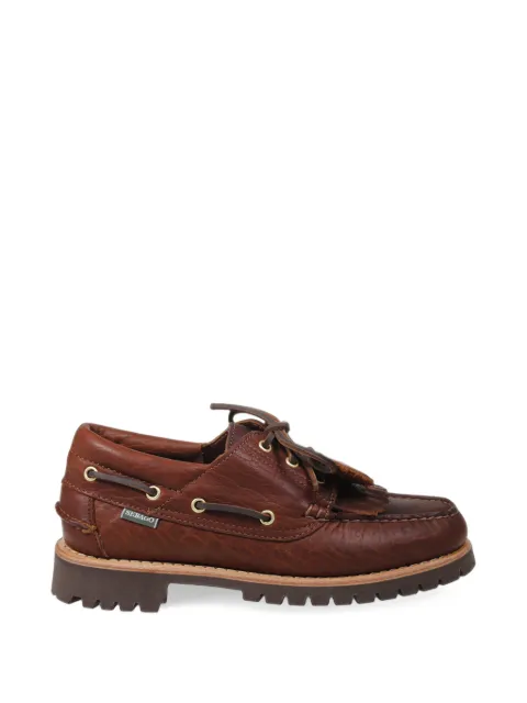 Sebago fringe-detail leather boat shoes