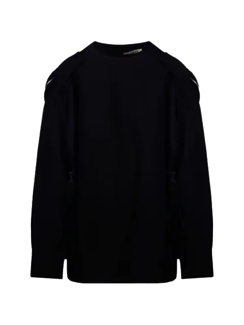 The Erose Pullover mit Schal-Overlay
