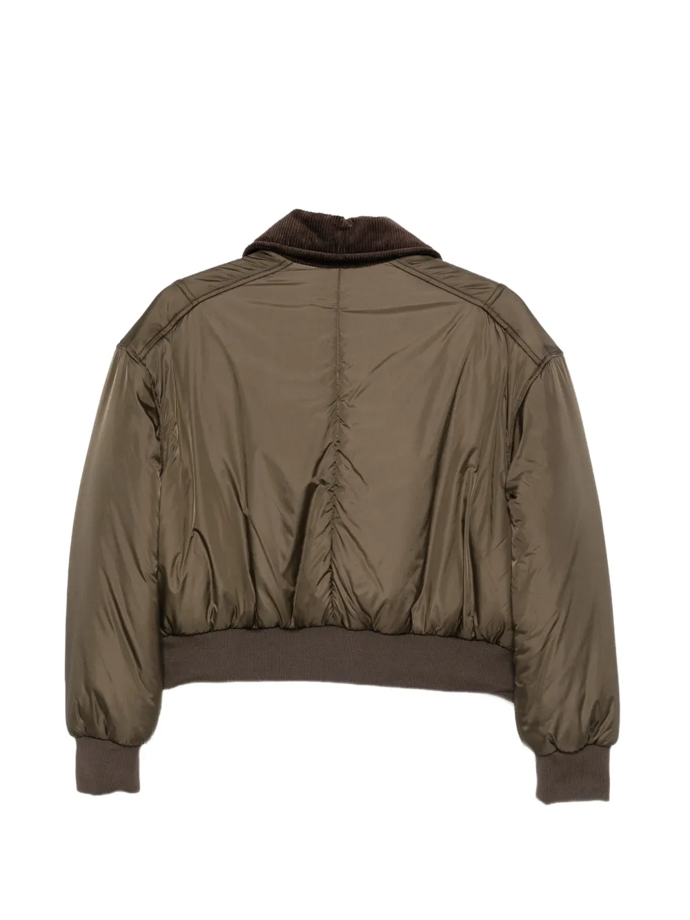 ASPESI corduroy-collar bomber jacket Groen