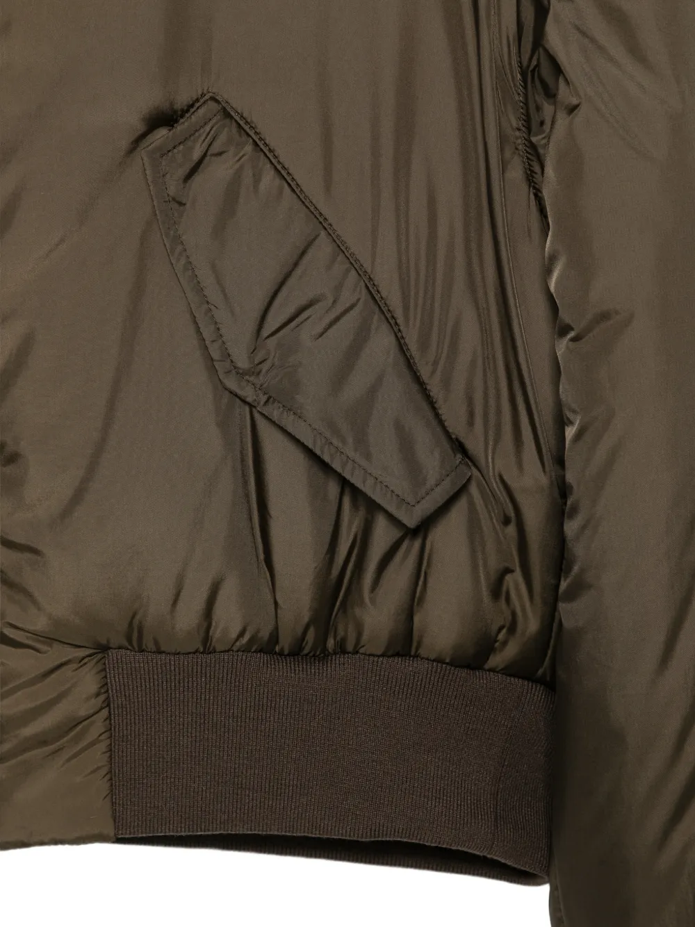 ASPESI corduroy-collar bomber jacket Groen