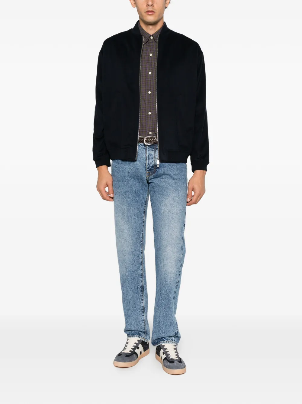 Fortela faded-effect straight-leg jeans - Blu