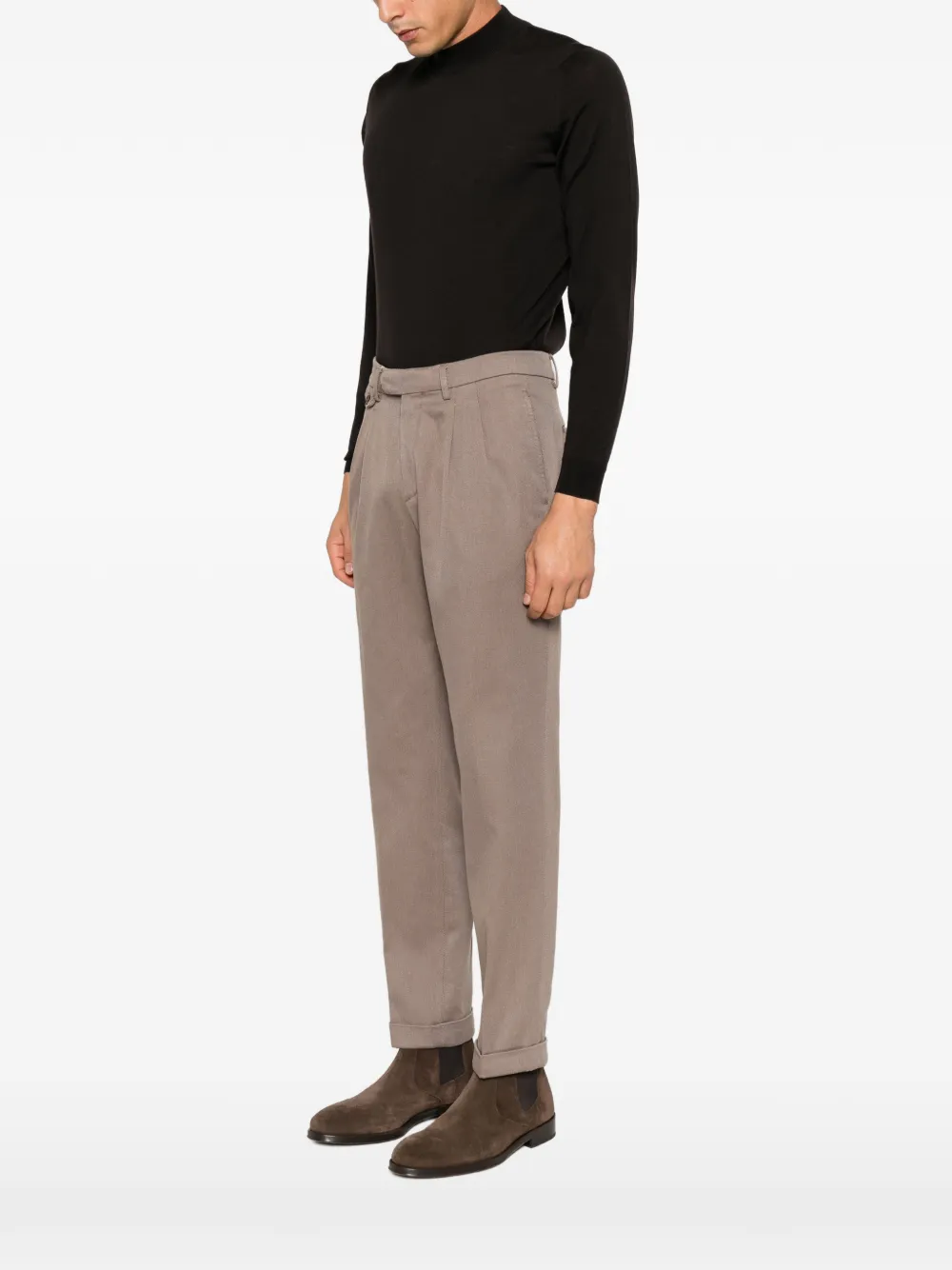 John Smedley Harcourt mock-neck sweater Bruin