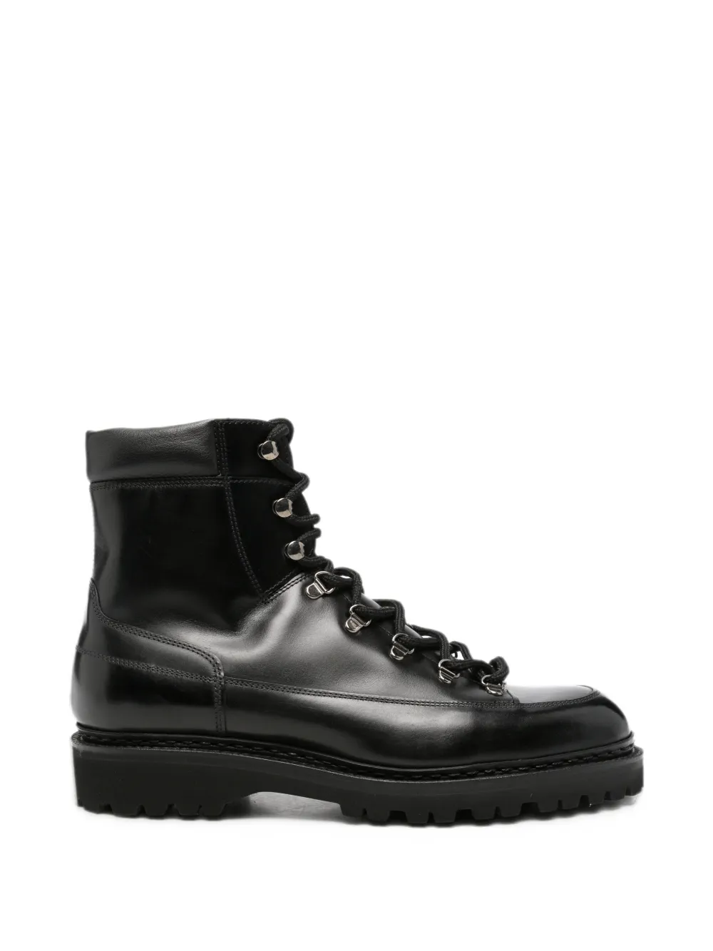 John Lobb Sommet lace-up leather boots - Noir John Lobb Sommet lace-up leather boots - Noir
