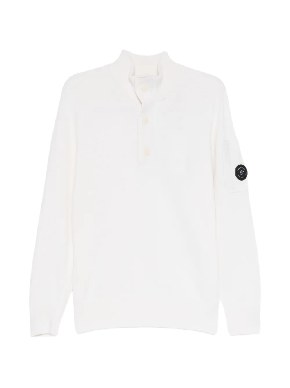 C.P. Company button-placket Lens-detail polo shirt - Toni neutri