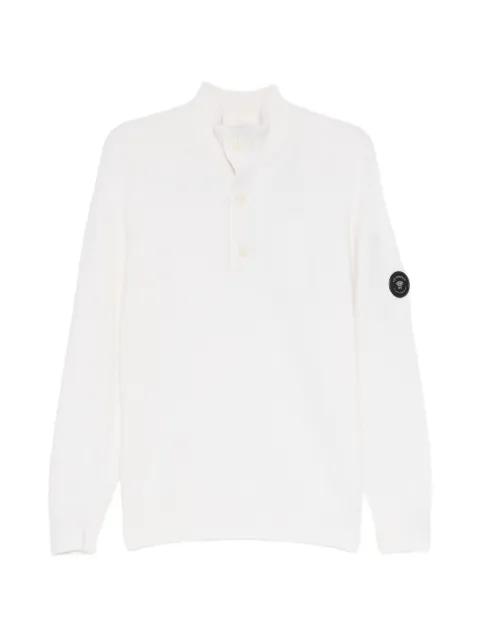 C.P. Company button-placket Lens-detail polo shirt