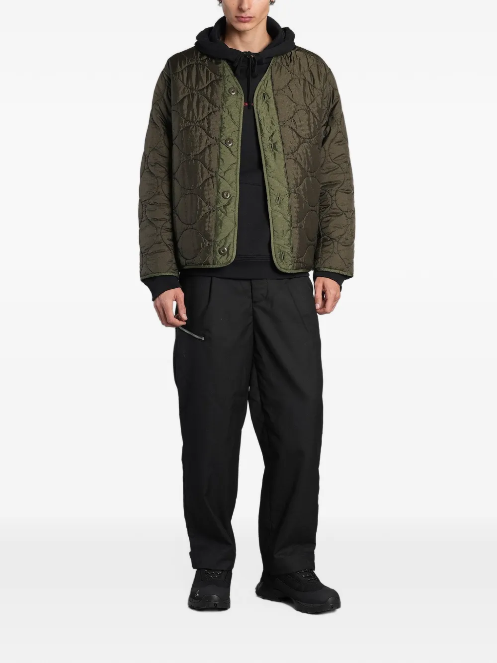 Peacemaker Oamc quilted jacket Groen