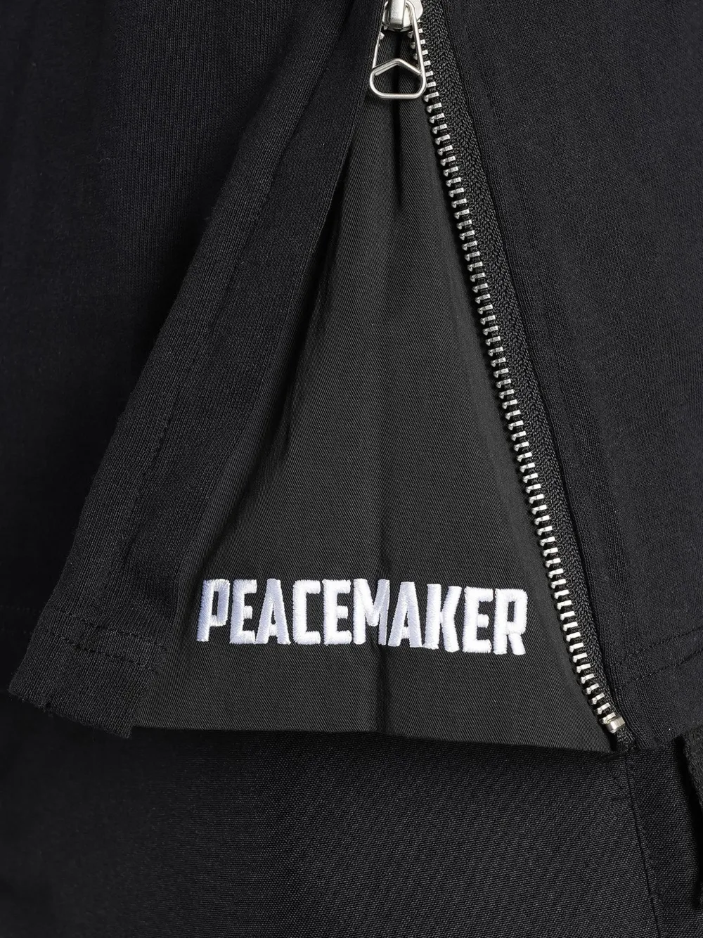 Peacemaker Oamc crew-neck cotton T-shirt Zwart