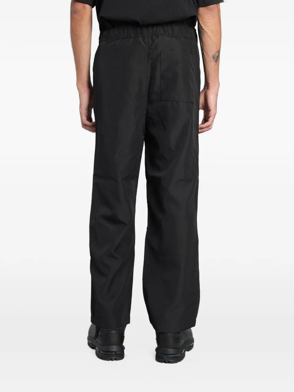 Peacemaker Oamc drawstring straight-leg trousers Zwart