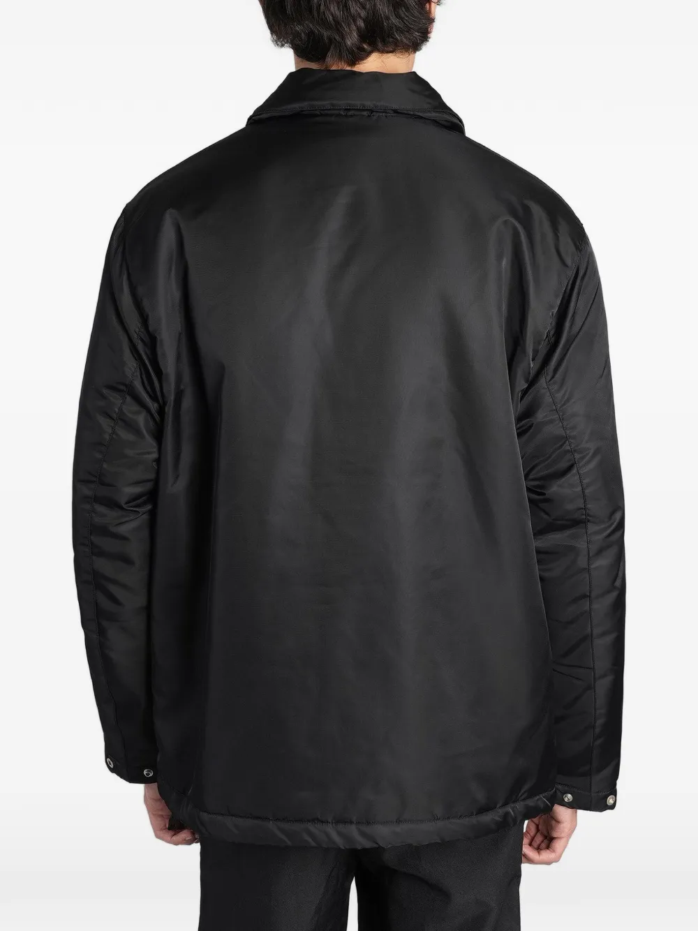 Peacemaker Oamc logo-embroidered padded jacket Zwart