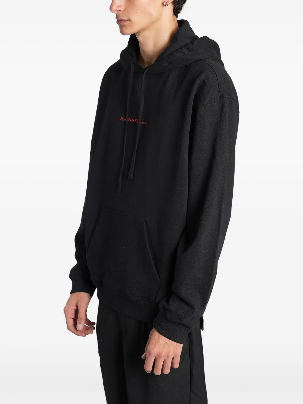 Peacemaker Oamc graphic-print Peacemaker hoodie Zwart